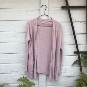 Pink Knit Cardigan